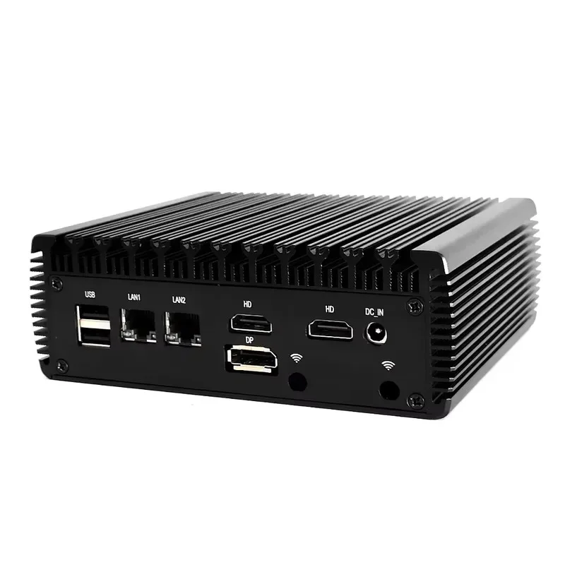Hot Sale Meegopad N100 N95 Cpu Mini Pc Computer 4K Display 7*24hour Use 2LAN 2Com 2HD Quad Cores Industrial Portable