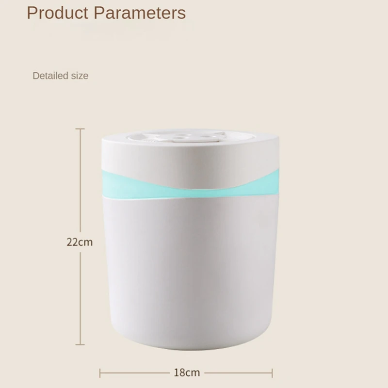 5L Humidifier Humidifier For Bedroom Desktop With Colorful Night Light Purification Spray Hydrating