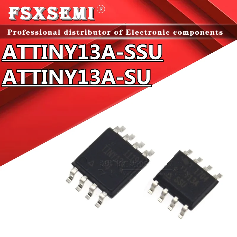 

10pcs ATTINY13A-SU 13A-SU ATTINY13A-SSU ATTINY13A SOP TINY13A SOP-8 13A-SSU microcontroller IC