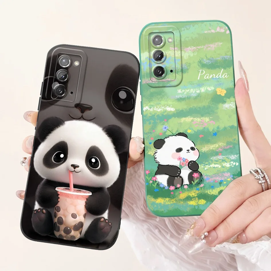 For Samsung Galaxy Note 20 Ultra Case SM-N985F Cute Cartoon Shockproof Silicone Bumper For Samsung Note 20 5G Note20 Ultra Cover
