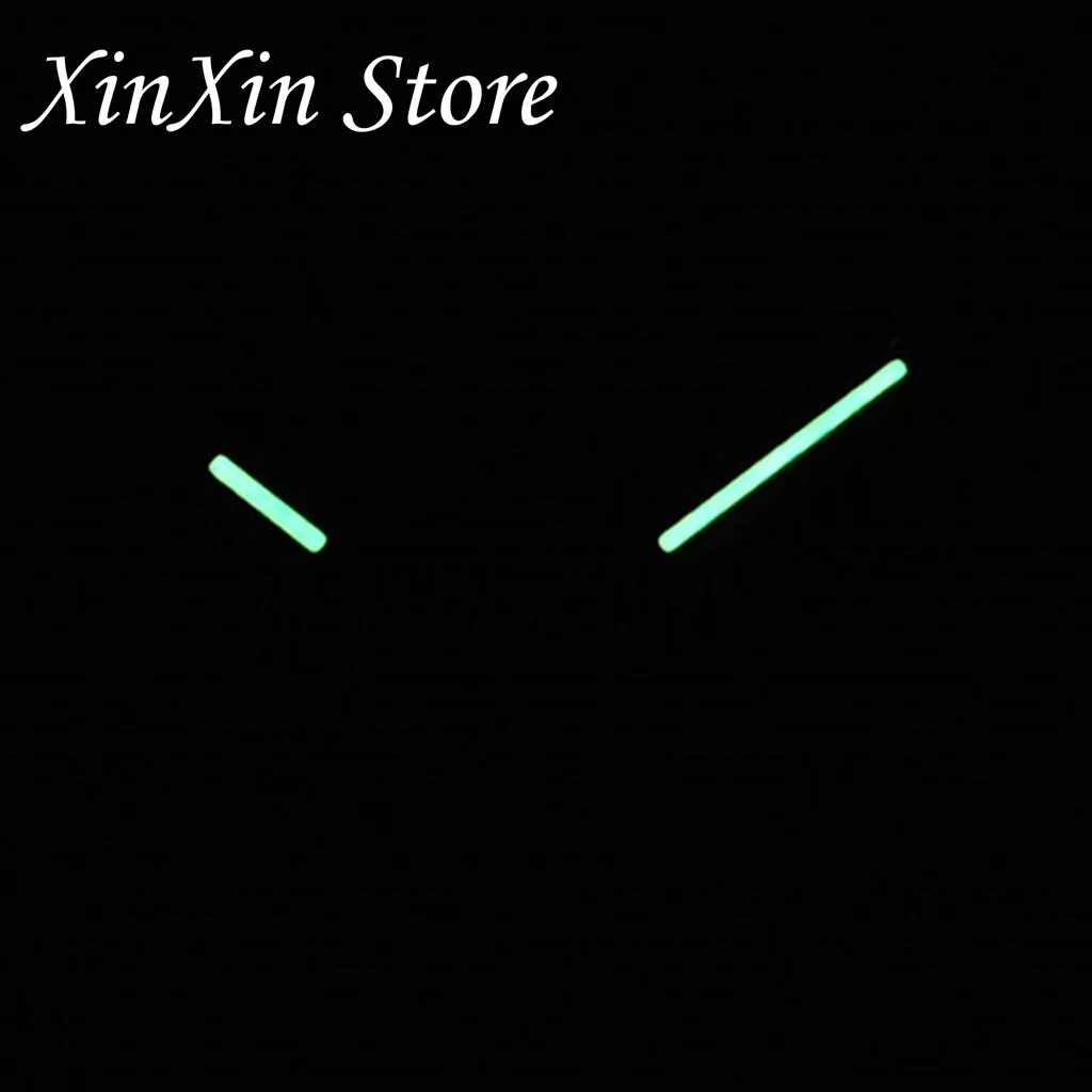 الفضة VK63 دايتونا ساعة الأيدي ل VK64 VK63A ساعة يد تعمل بالحركة إبرة الأيدي ل دايتونا VK63 6 الأيدي الأخضر مضيئة #6