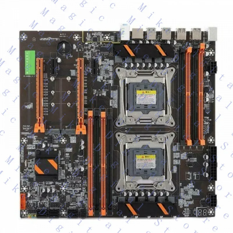 UU  X99 Dual Socket Server Motherboard Mainboard FCLGA2011-3 For Intel E5-2680 V4