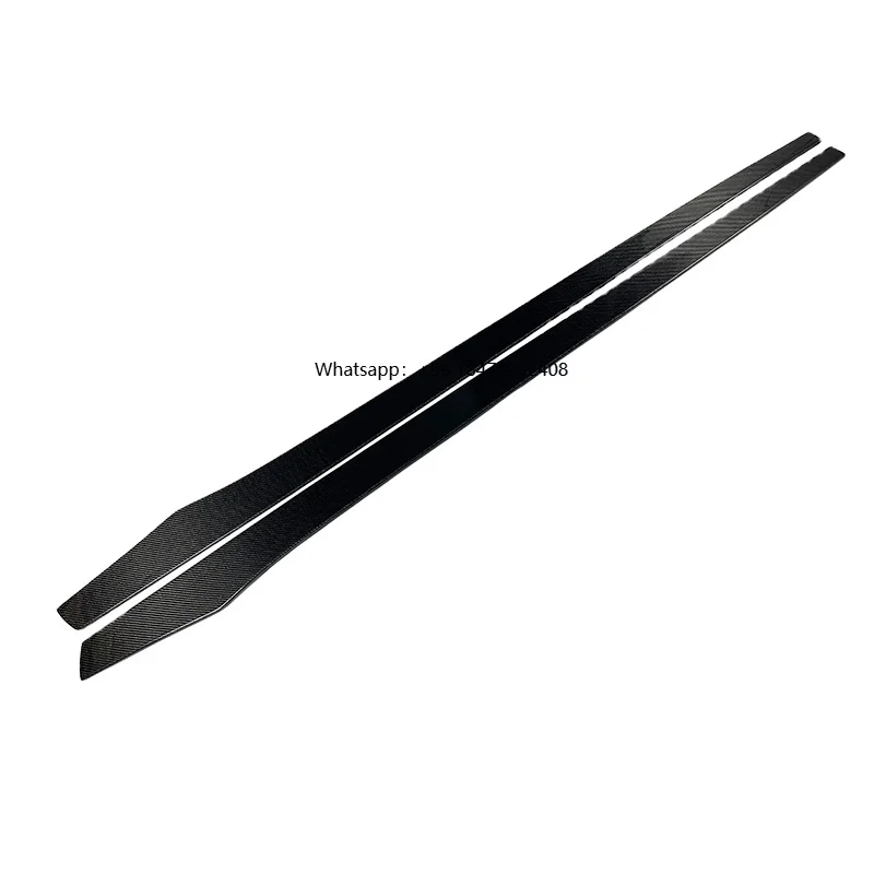

Universal Car Side Skirts Bumper Lip for F22 F30 F32 F36 F10 F87 M2 F80 M3 F82 M4 G20 G30 F90 M5 Carbon Fiber Side Skirts