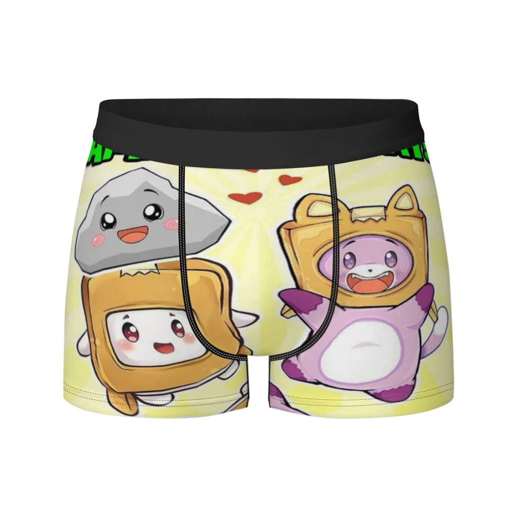 

Lankybox Foxy Boxy Kawaii Milk Silk Man Underwear Boxer Men Underpants Men's Panties Boxers Shorts