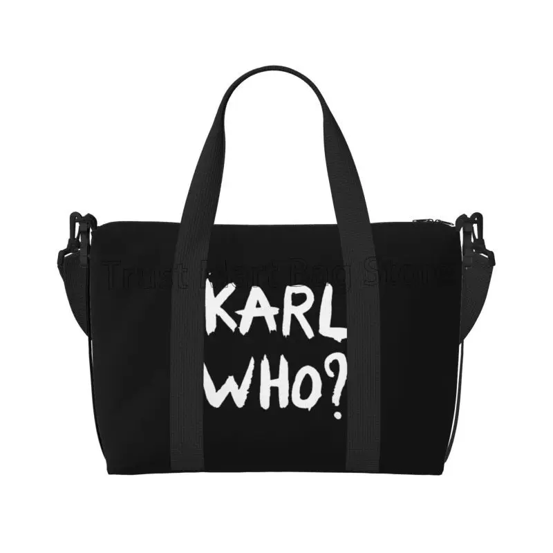 Karl Who Bolsa de viagem dobrável, leve, à prova d'água, para fim de semana, bolsa noturna com alça de ombro, esportes, academia, bolsa de viagem