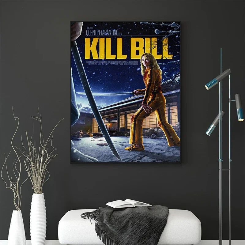 Classic Popular Movie Kill Bill Role Poster Canvas Paintings Modern Wall  Pictures Study Studio Living Room Home Decor Gifts