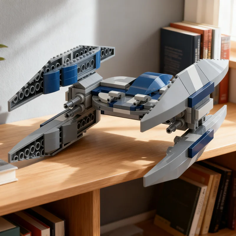 205pcs MOC Star Battle Vulture Droid Approximate Scale Model Christmas Gift DIY Creative Collection Home Decor
