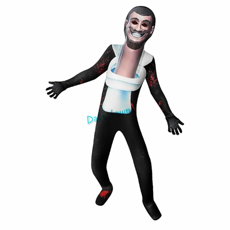 qq78Request7Skibidi Camara Camera Tv Speaker Man Cosplay Skibidi Toilet Costume Game Clothes Suit Mask Kids Ad