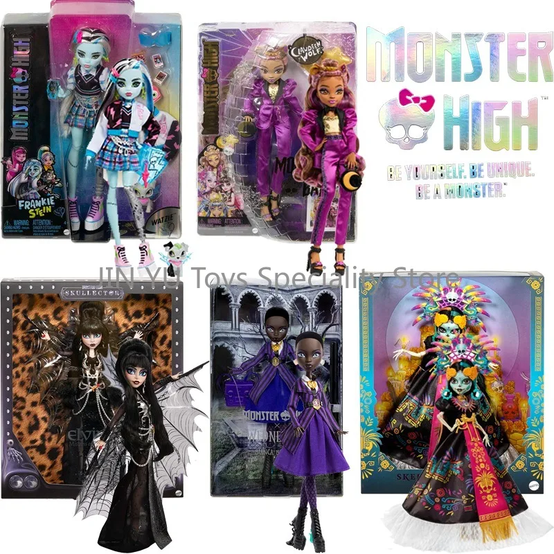 bambola-da-collezione-originale-monster-high-edizione-limitata-elvira-skelita-calaveras-howliday-completamente-articolabile-modellino-di-moda
