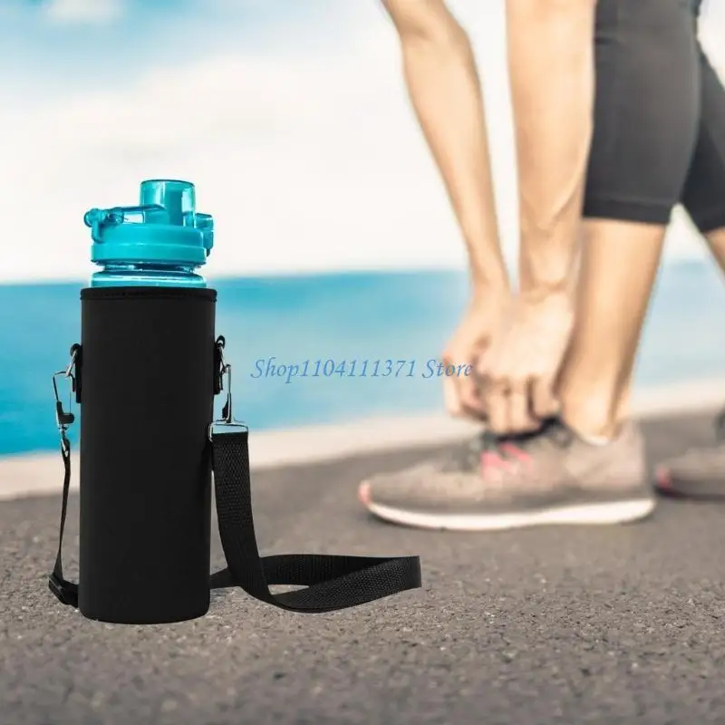P9FC Water Proof Insulated Water Bottle Bag Bottle Holder Bag Cyclists Secure Holder