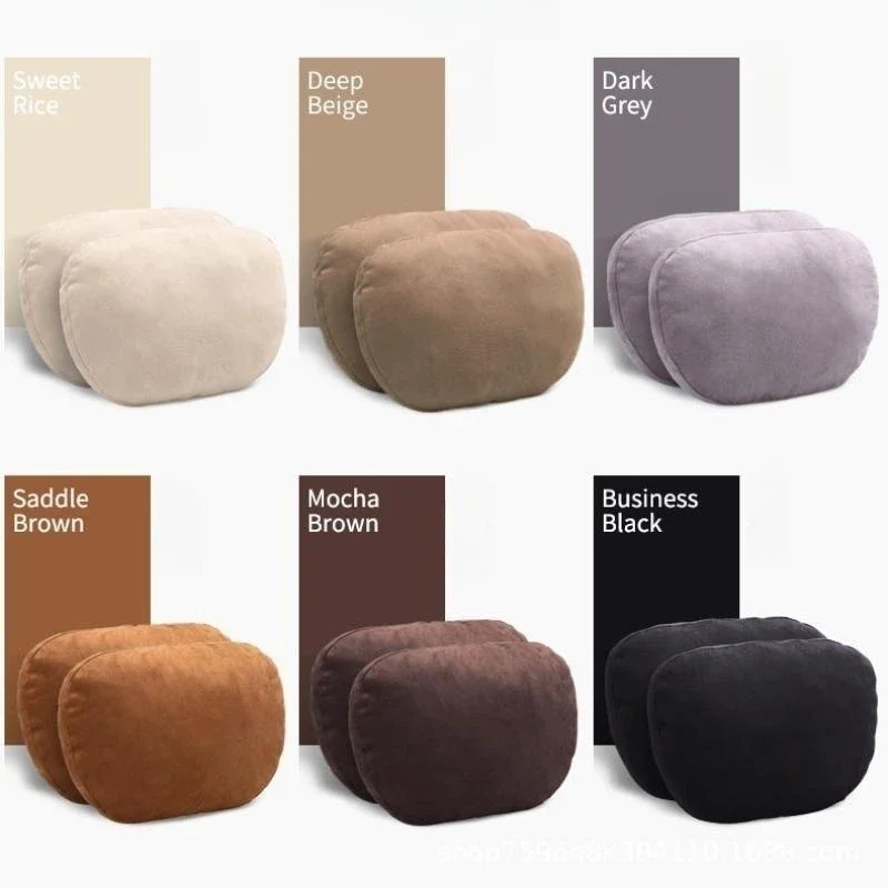 Top Quality Car Headrest Neck Support Seat Soft Neck Pillow Breathable For Maybach S Class Design Universal Protector Neck image 6