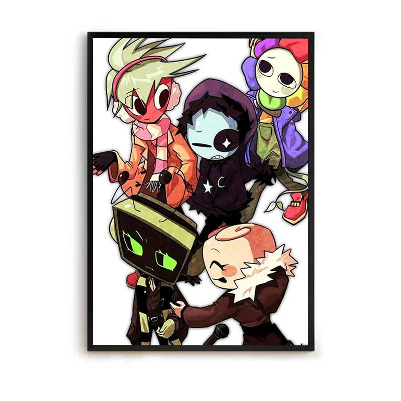 

For Home Decor Room Aesthetic Hot Game D-Dandys World Poster Decoration Bedroom Frames Wall Pictures Interior Posters