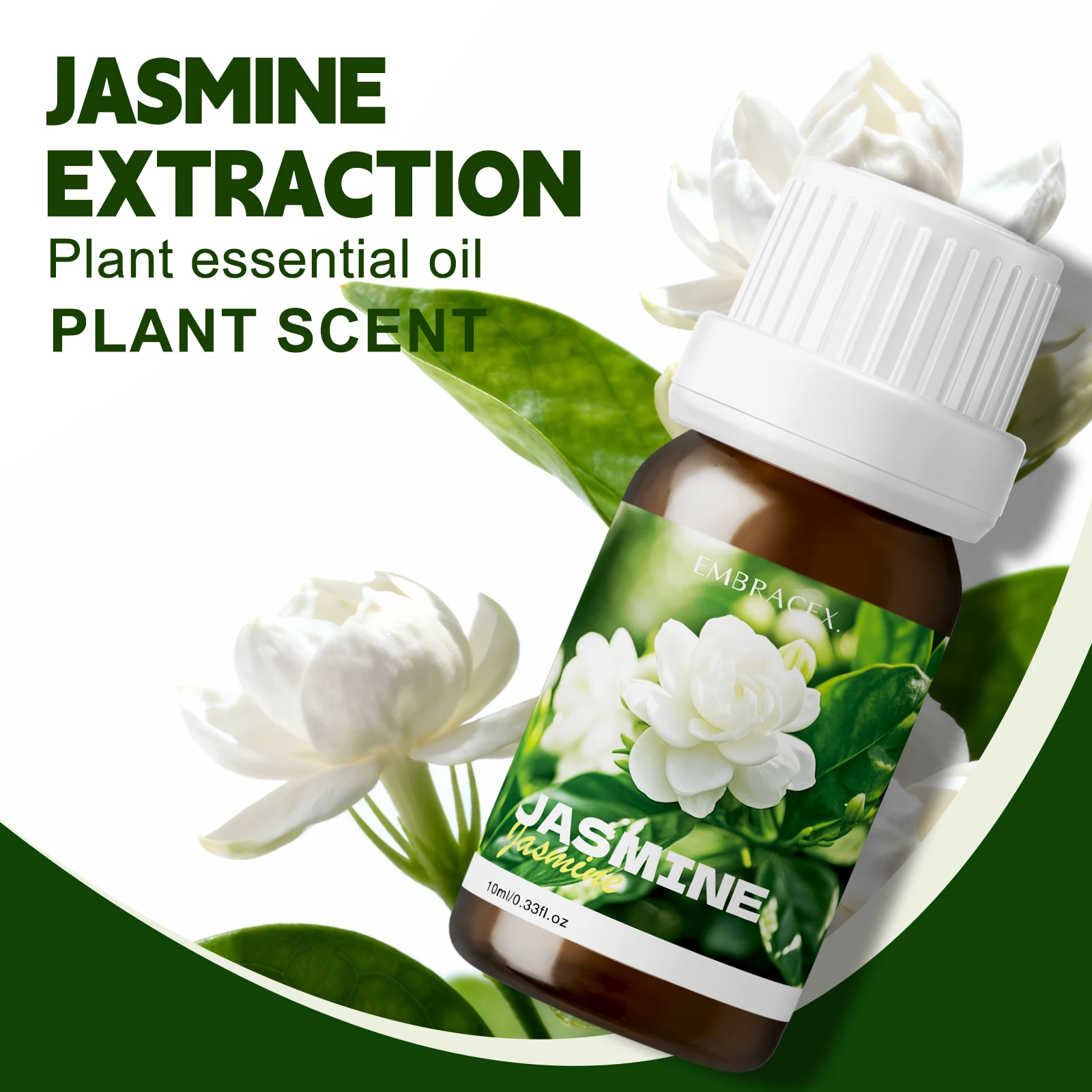 10ml Jasmine Essential Oils For Diffuser Aromatherapy Essential Oils Car Air Freshener Gift Aroma Oil
