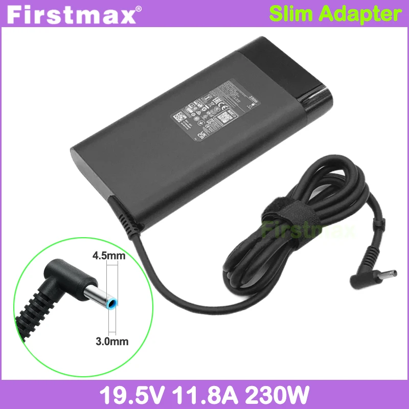 

Laptop Charger 19.5V 11.8A 230W Power Supply for HP Victus 16-e 16-e0000 ZBook 17 G3 G4 G5 G6 Mobile Workstation PA-1231-08HH