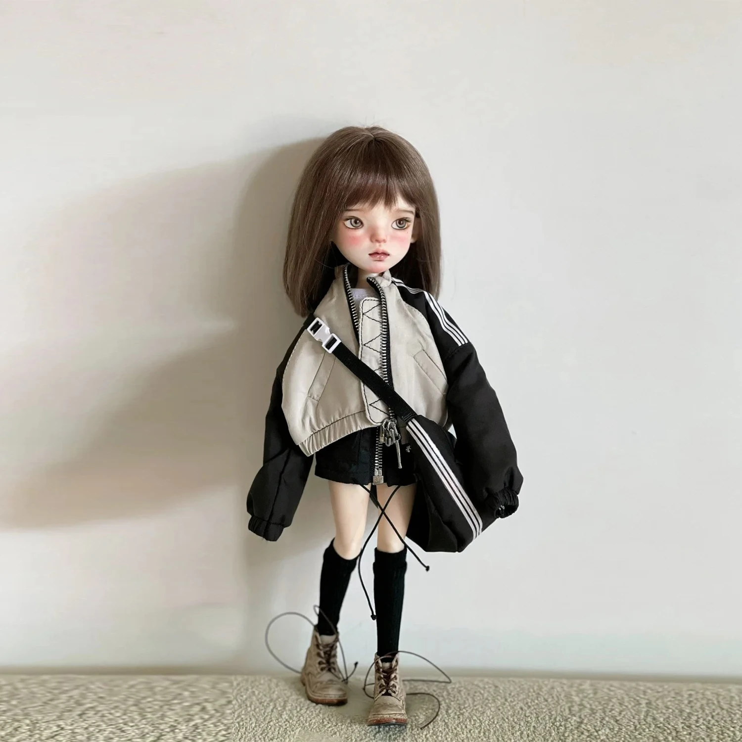 Bjd 인형 1/6 Anne Art Doll 빈티지 아메리칸 스타일 통통한 뺨이 있는 츠스네레 레이디 |   레진 의복 없는 바디 & 헤드 스컬프트 앰버