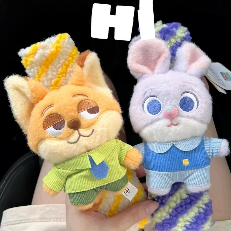 حزام أمان للسيارة من كارتون كريزي زوتوبيا نيك جودي، لعبة قطيفة لطيفة، غطاء كتف للسيارة، هدية دمية إبداعية ناعمة ومريحة #3