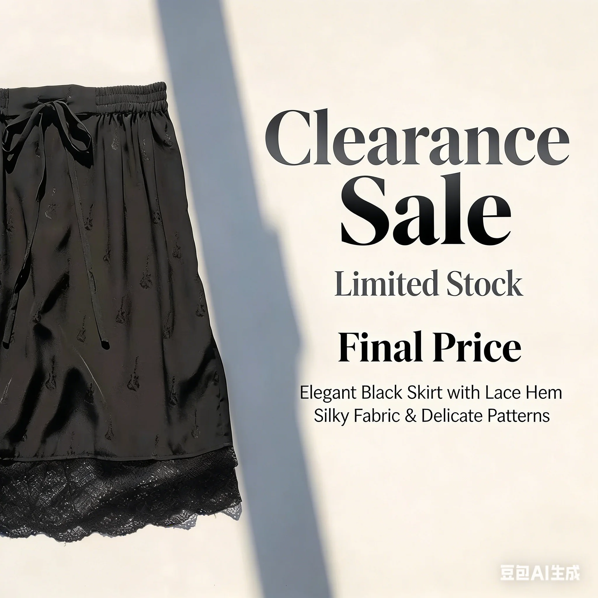 Zwarte vrouwen 100% moerbeizijde rok Franse jacquard viool kant mooie minirok