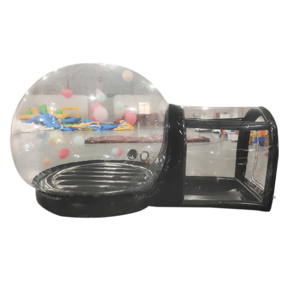 Popular Style Inflatable Black Pvc Dia 3m Bouncy House Castle Tent for Sale