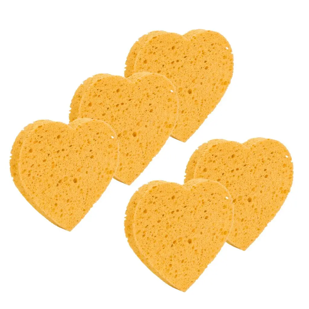 Professional Facial Sponge Reusable Cellulose Makeup Remover Pad Exfoliating Wash Puff Set for Women and Men