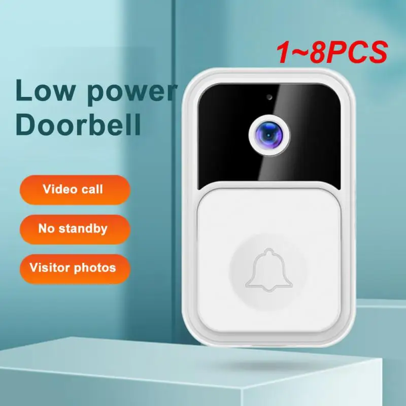 

1~8PCS New Tuya Wireless Doorbell With camera Video doorbell Outdoor wireless doorbell Wifi doorbell camera smart doorbell