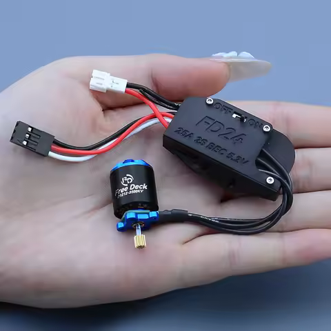 SCX30 SCX24 FCX24M FD24 on-board ESC Electronic Speed Controller for 1/30 1/24 RC Crawler Car Axial FMS Free Deck