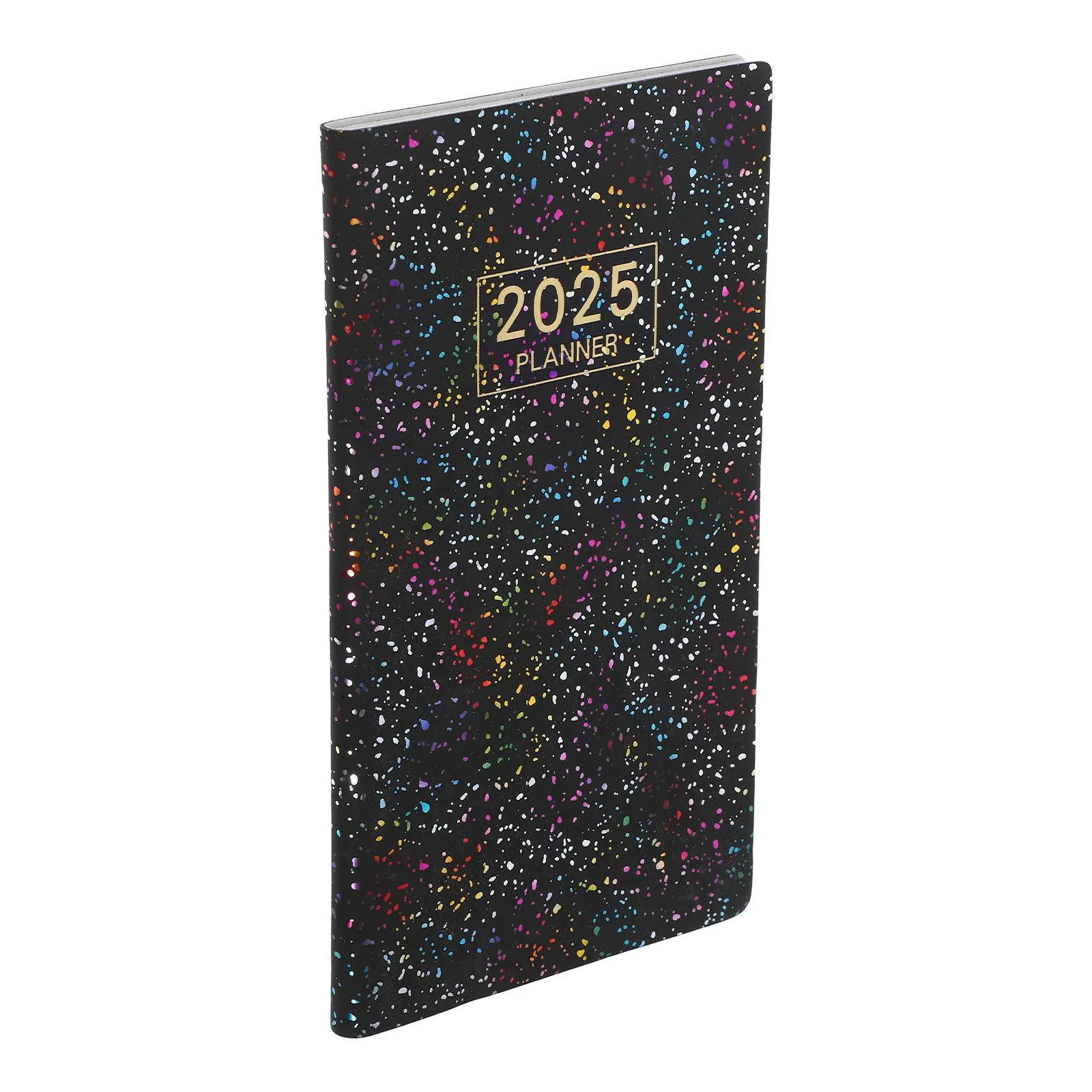 2025 Planner Weekly Appointment Diary Slim Hardcover A6 Notebook Compact English Daily Planner Starlight Cover for Students