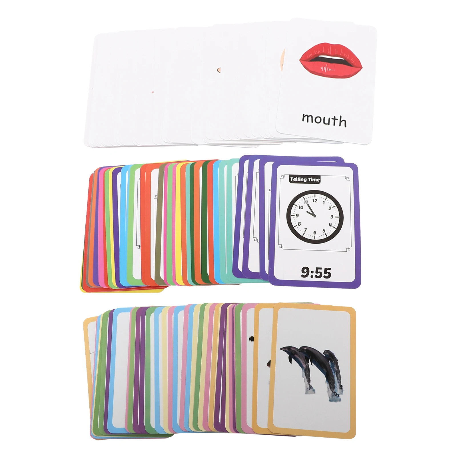 108 pezzi di carte cognitive flashcard visive vista parola scuola materna giocattoli di apprendimento giochi educativi per bambini vocabolario