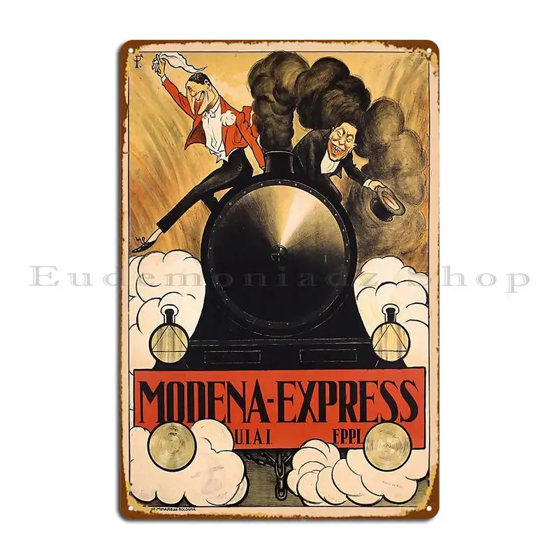 Moderna Express Retro Poster Metal Sign Classic Rusty Customize Iron Create Tin Sign Poster