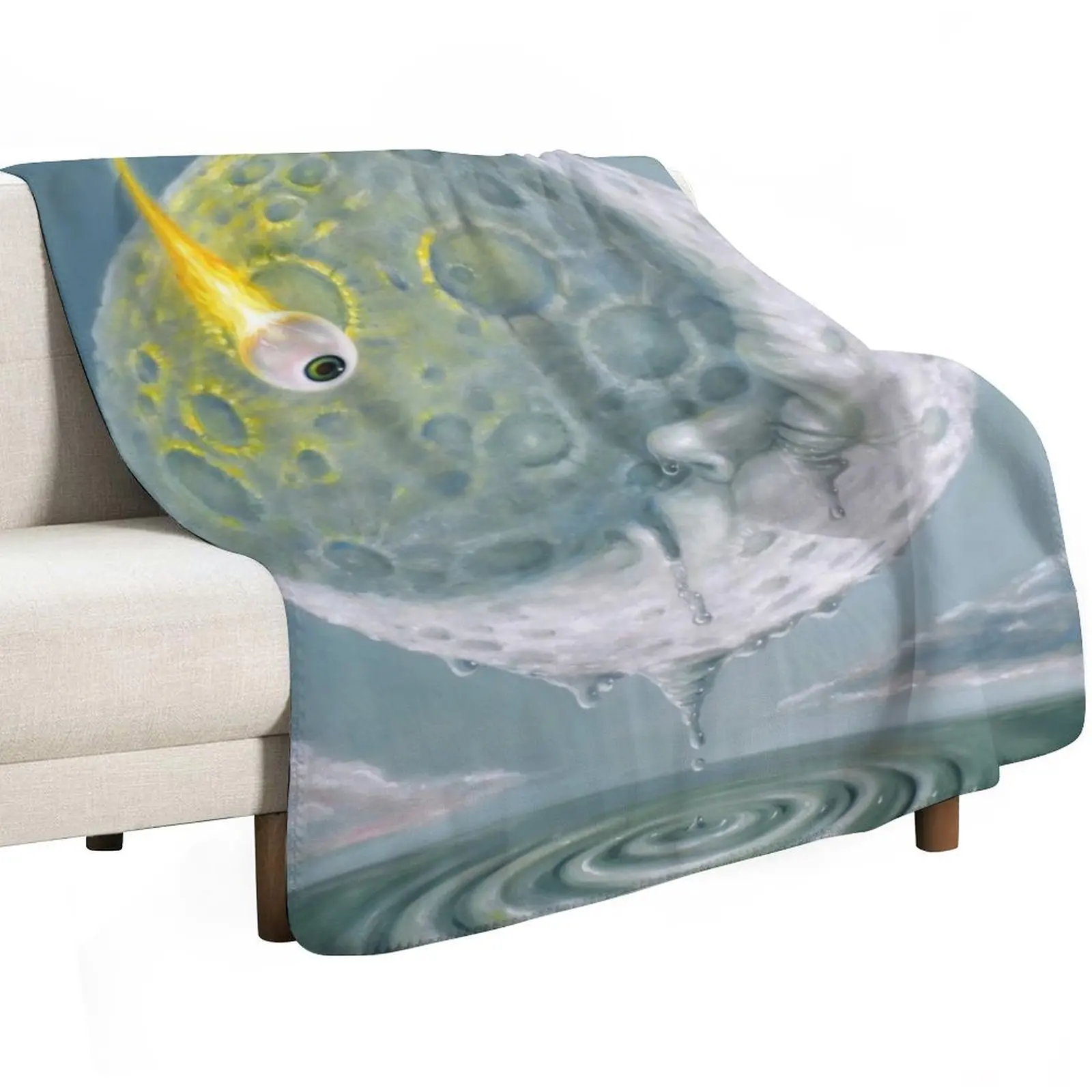 Freak Out in a Man-in-the-Moonage Daydream Throw Blanket Decorative Sofas christmas gifts Soft Big Sofa Single Hairy Blankets