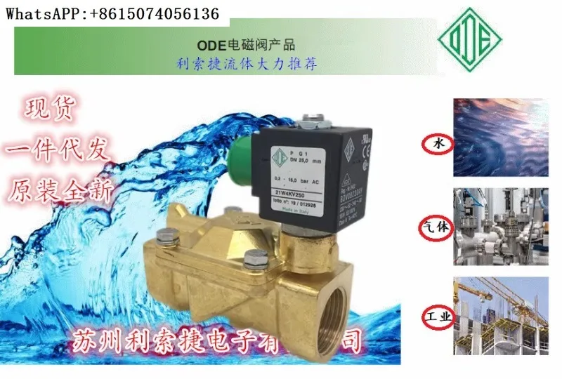 

21W4KV250 DN25 1-дюймовый диафрагменный электромагнитный клапан, оригинальный