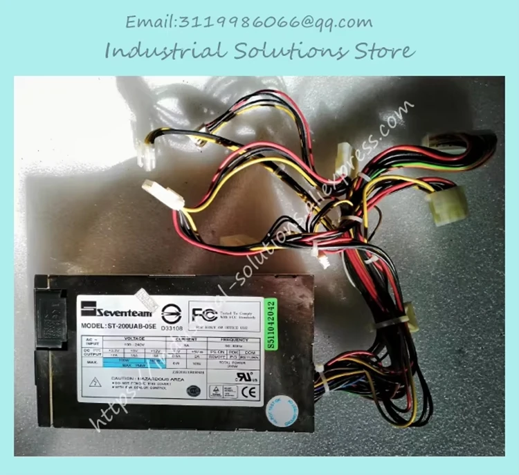 ST-200UAB ST-200UAB-05E 1U 100W-200W IPC Server Power Tested 90% New