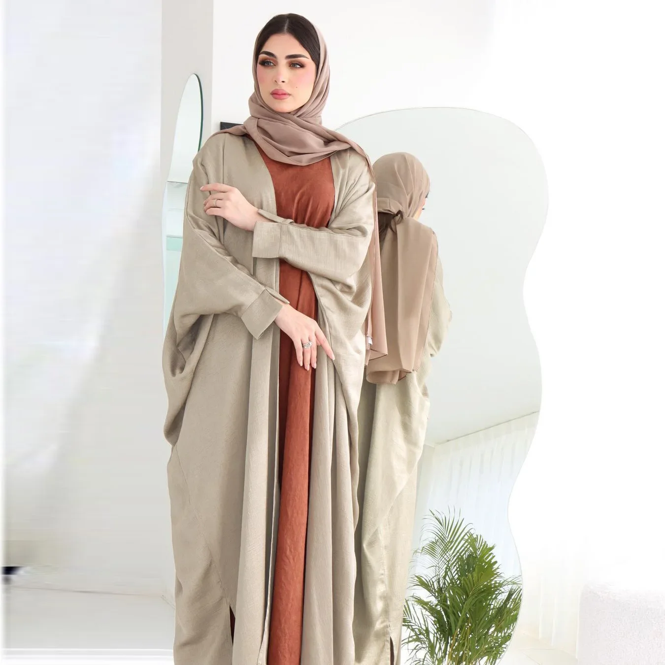 

Dubai Abayas Open Abaya Kaftan Muslim Cardigan Dresses for Women 2024 Casual Kimono Robe Femme Caftan Turkish Islamic Clothes