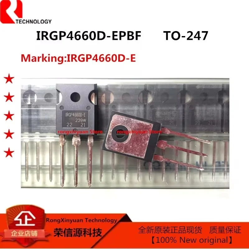 1Pcs/LOT IRGP4660D-EPBF IRGP4660D-E IRGP4660D GP4660D IRGP4660 GP4660D-E TO-247AD Transistor: IGBT; 600V; 100A; 330W  100% New