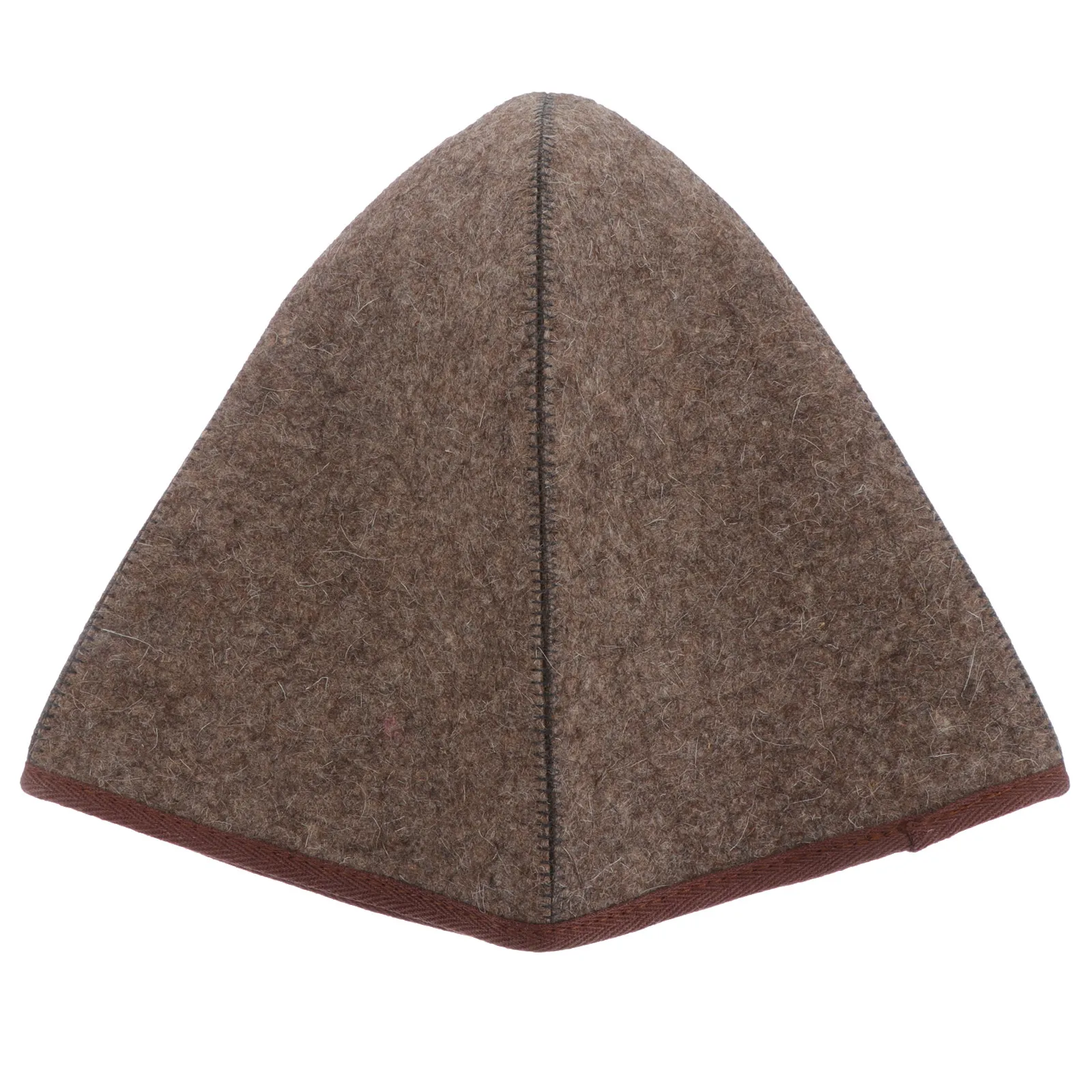 

Thickened Sauna Hat Wool Felt Bathing Hat Comfortable Lightweight Water Absorption Portable Household Sauna Supply