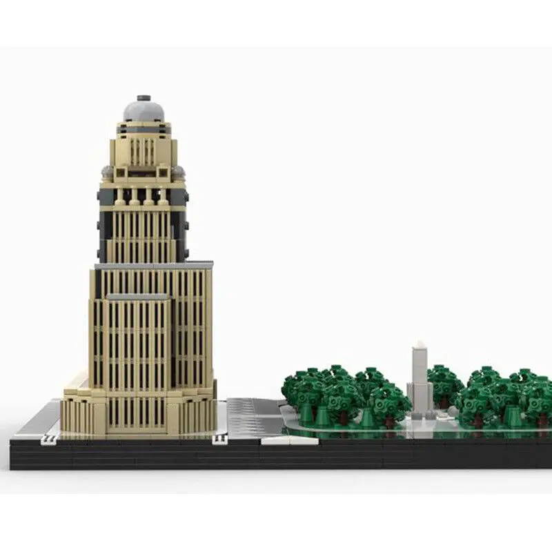 Bawół ratusz 1:650 narodowy punkt orientacyjny architektury 1693 sztuk MOC