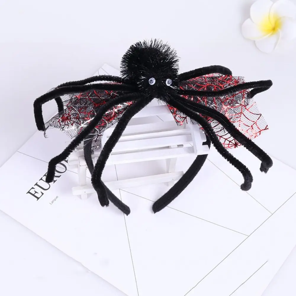 Bats Halloween Headband Spider DIY Hair Accessories Pumpkin Hairbands Hair Hoop Headwear Spider Web Head Wrap Cosplay