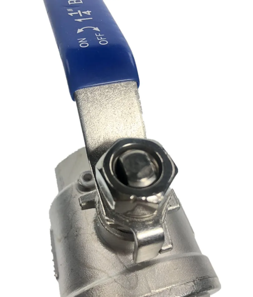 Female Straight Two-pieces Full Ports 304 Stainless Steel Ball Valve