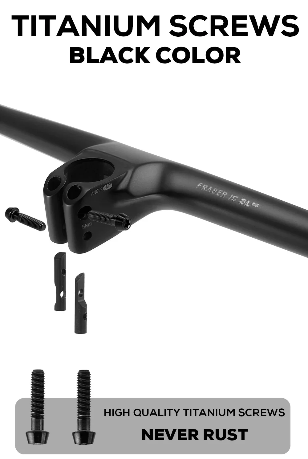 SYNCROS FRASER IC SL XC 60 mm für Sparks-Rahmen -9 ° /-10 ° /-12 ° /-14 ° Integrierter Cockpit-MTB-Lenker aus Vollcarbon mit Halterung – Detail 9