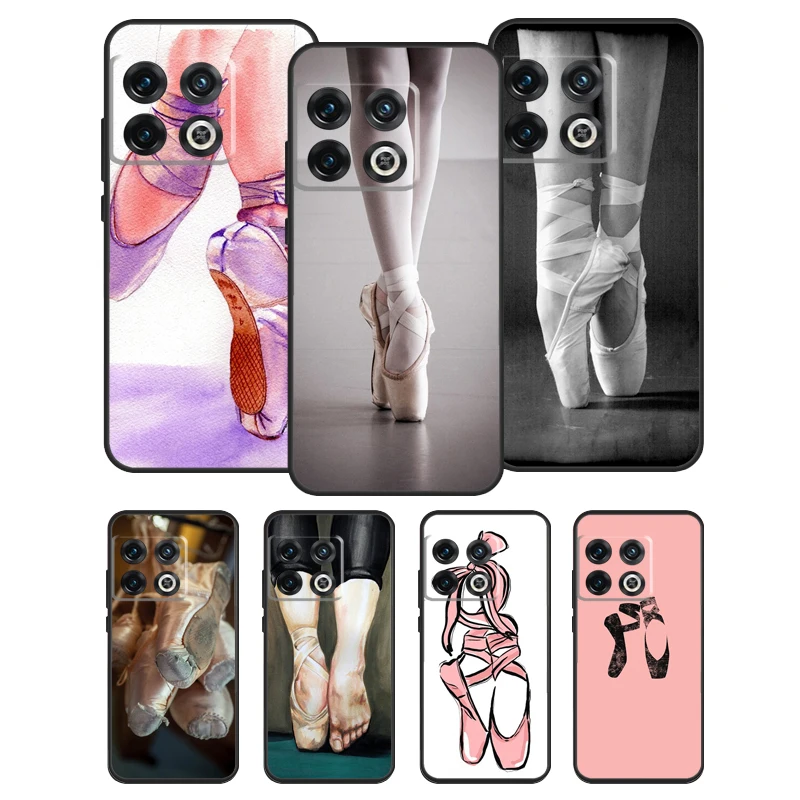 Ballet Shoes Silicone Case For Oneplus Ace 10 9 Pro 8T Nord 2 2T N10 20 N100 200 Luxury Soft Cover Coque