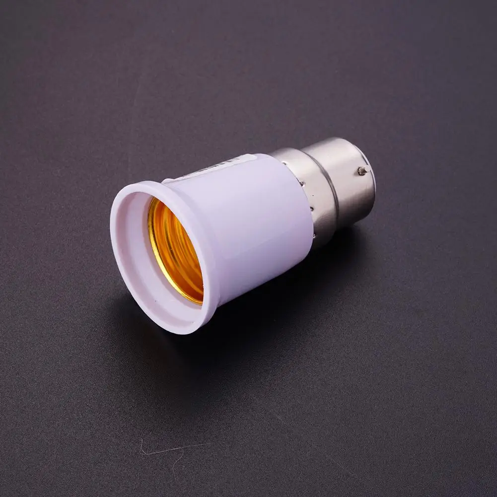 B22 To E27 Converter Socket Fireproof Material Lamp Holder Converter Socket Light Bulb Base Type Adapter