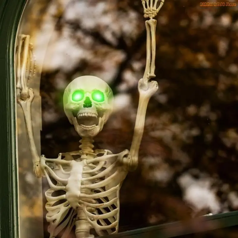 K1AE حزمة من 2 عيون LED متوهجة لديكورات الهالوين تعمل بالبطارية مقاومة للماء للحفلات الخارجية مع ألوان متعددة #5