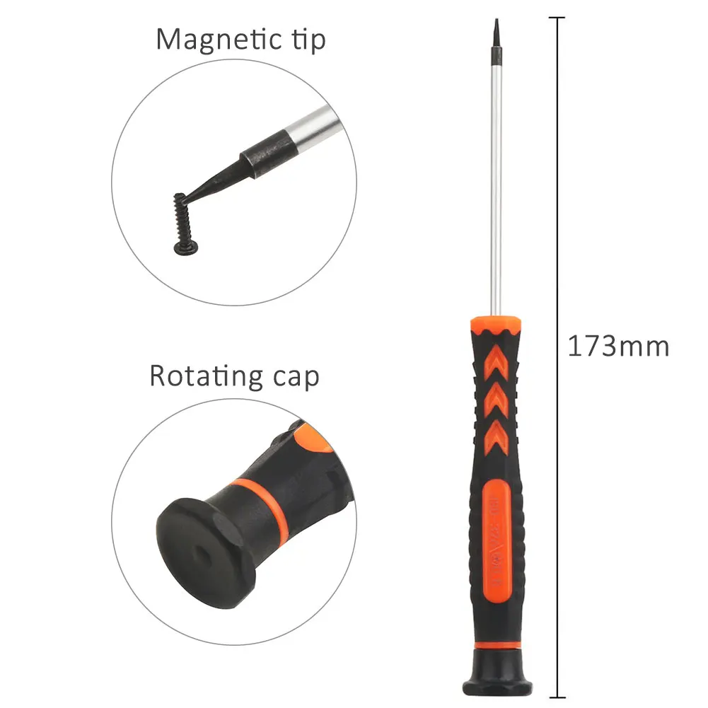 0,8mm P2 Pentalobe-Schraubendreher Kompatibel mit iPhone, Präzisions-Schraubendreher mit Magnetspitze für Handy-Reparaturwerkzeug – Detail 4