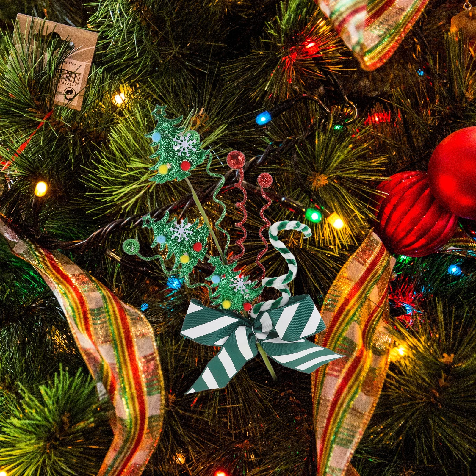 

Christmas Tree Picks Decorative Bouquet Xmas Holiday Indoor Outdoor Party Craft Supplies Novelty Christmas Tree Branches