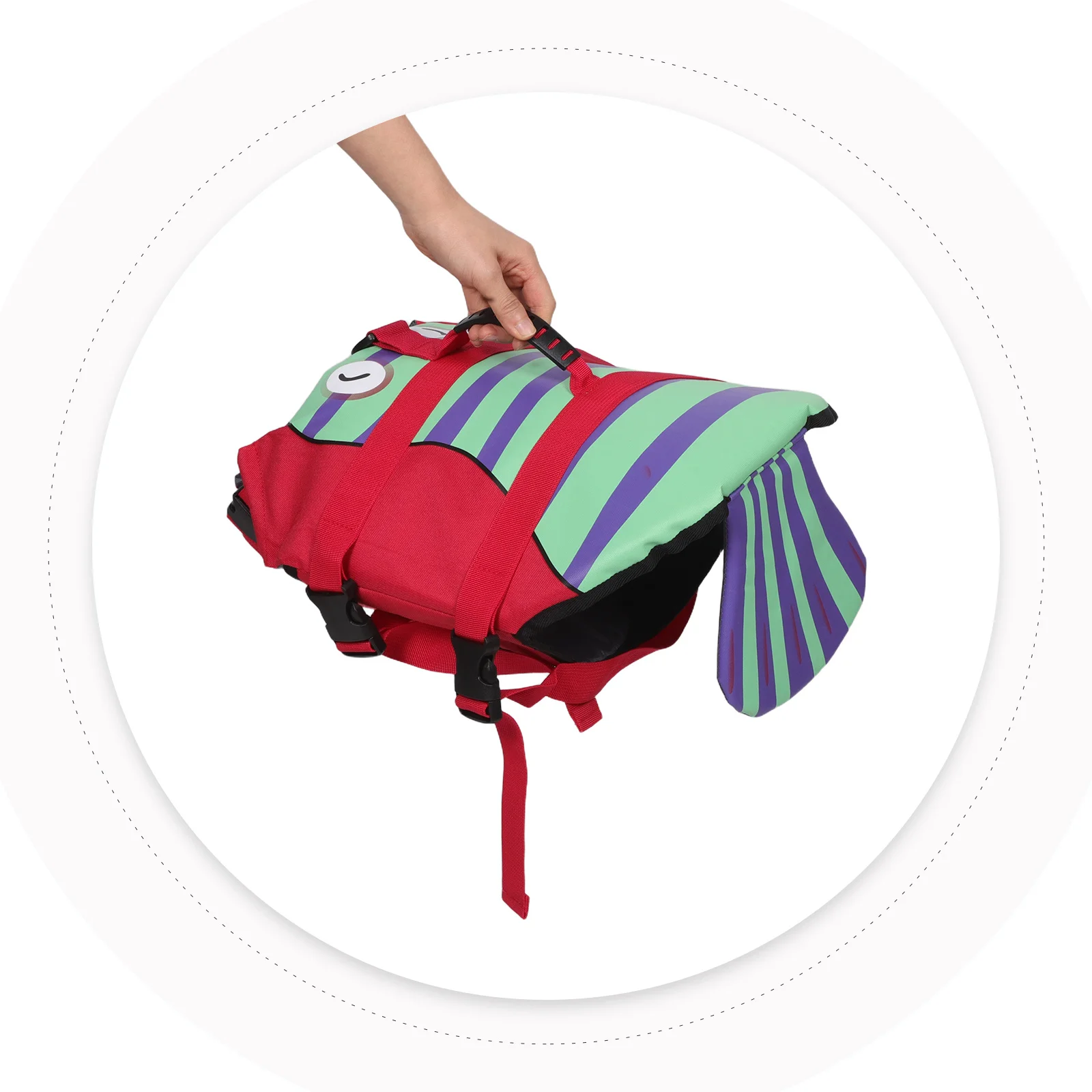 

Puppy Life Jacket Adjustable Dog Float Vest For Small Dogs High Buoyancy Swimming Safety Beach Pool Boating Doggy Swim