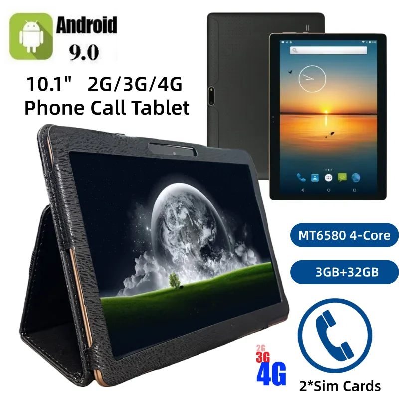 

Type-C 10,1 дюйма, Android 9,0, планшет, 2G/3G/4G, телефонный звонок, MT6580, 4-ядерная двойная камера, 2 ГБ ОЗУ, 32 ГБ ПЗУ, 1280x800, IPS, 6000 мАч, поддержка GPS