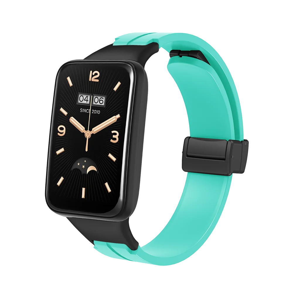 

Watch Strap with Magnetic Folding Buckle For Xiaomi Band 7 Pro Quick Release Skin-friendly Silicone Adjustable Smart Watch Band
