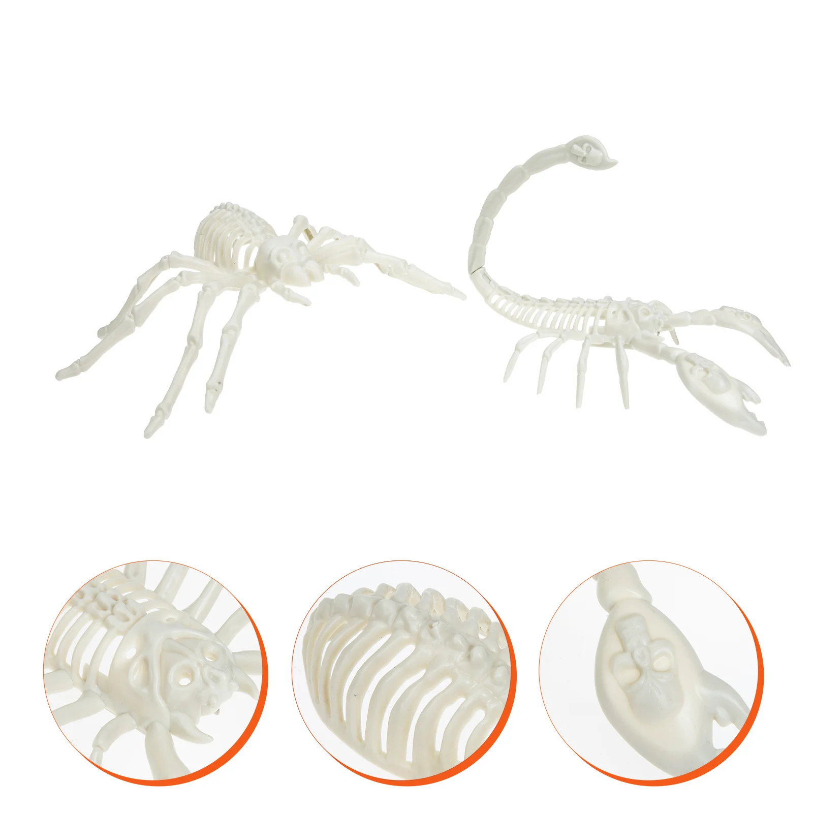1Set Halloween Spinne Skorpion Dekorationen Realistische Nachahmung Gefälschte Spinne Skorpion Streich Prop Party Atmosphäre Liefert