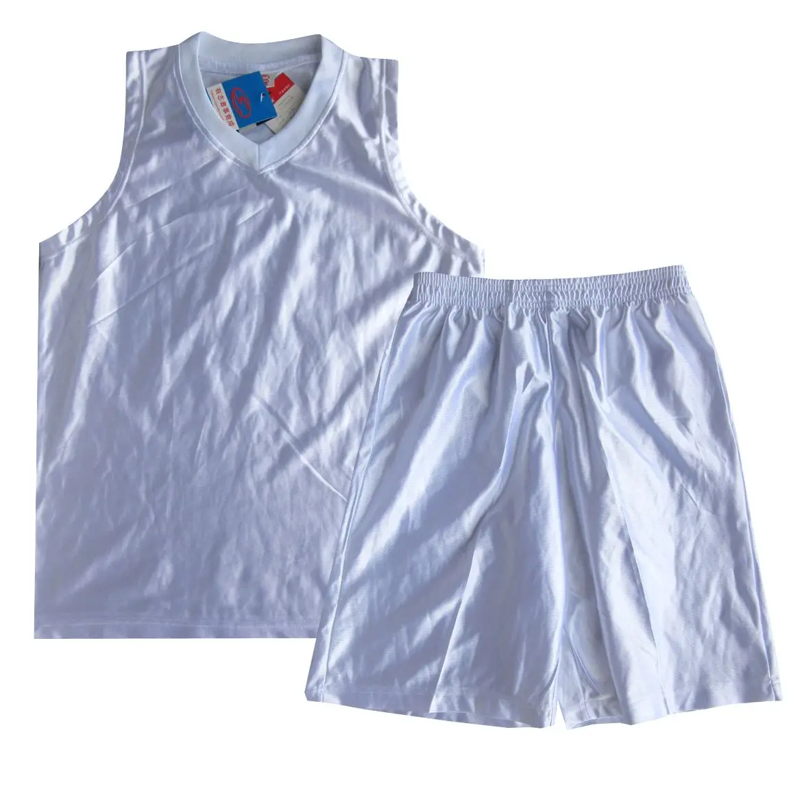 Débardeur de Basket-Ball en Satin Brcorporelle, Ensemble de Deux Pièces, Taille Plus, Printemps et Été