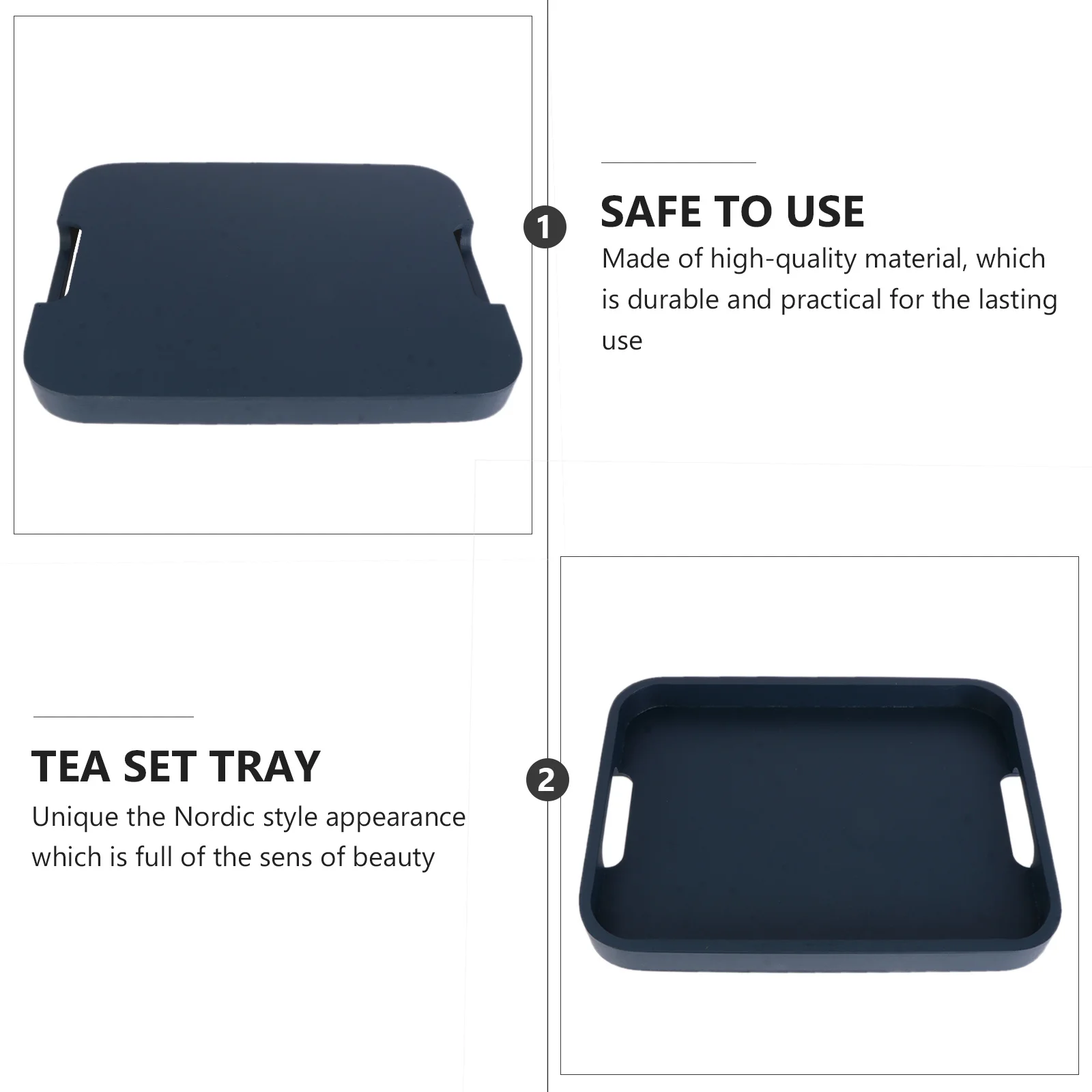 

1pc Bamboo Wood For Snacks Snack Cakes Bread Decorative Plate Tea Set Food Service Tray Food Service Tray