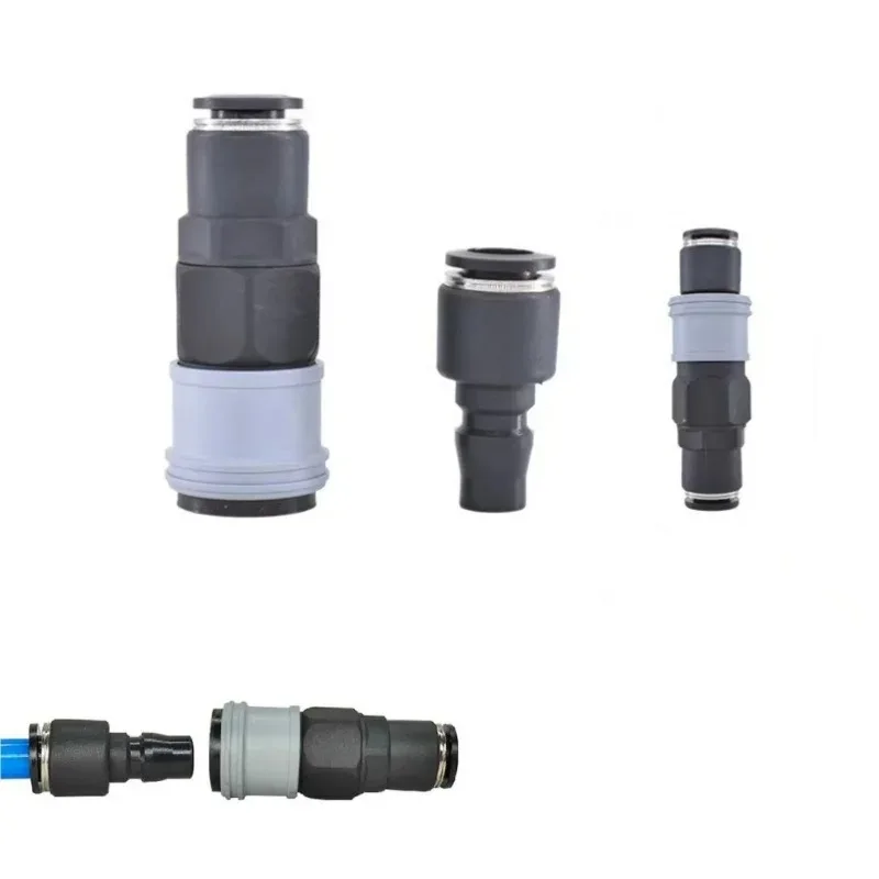 C Type Quick Connector Plastic Steel Pneumatic High Pressure Coupling 6mm 8mm 10mm 12mm PU Tube Air Pipe Gas Pump Compressor view 2